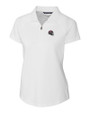 Tampa Bay Buccaneers NFL Helmet Cutter & Buck Forge Stretch Womens Short Sleeve Polo White Mannequin
