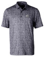Indianapolis Colts NFL Helmet Cutter & Buck Pike Constellation Print Stretch Mens Polo Black Mannequin
