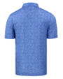 Indianapolis Colts NFL Helmet Cutter & Buck Pike Constellation Print Stretch Mens Polo Chelan Blue Mannequin Back