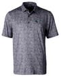 Philadelphia Eagles NFL Helmet Cutter & Buck Pike Constellation Print Stretch Mens Polo Black Mannequin