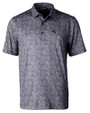 Baltimore Ravens NFL Helmet Cutter & Buck Pike Constellation Print Stretch Mens Polo Black Mannequin