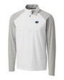 Florida Gators Cutter & Buck Response Lightweight Hybrid Quarter Zip Mens Pullover Windbreaker White Mannequin