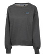 Florida Gators Cutter & Buck Saturday Cotton Blend Womens Crew Neck Sweatshirt Charcoal Heather Mannequin