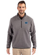 Florida Gators Cutter & Buck Cascade Eco Fleece Mens Quarter Zip Jacket Elemental Grey/Black Front