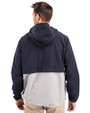 New York Giants Historic Cutter & Buck Charter Eco Recycled Mens Anorak Jacket Navy Blue/Polished Back