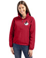 Arizona Cardinals Historic Cutter & Buck Charter Eco Recycled Womens Full-Zip Jacket Cardinal Red Front