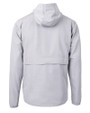 USC Trojans Cutter & Buck Charter Eco Recycled Mens Anorak Jacket Polished Medium Gray Mannequin Back
