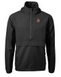 Oklahoma State Cowboys Wrestling Pete Cutter & Buck Charter Eco Recycled Mens Anorak Jacket Black Mannequin