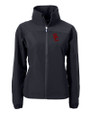 USC Trojans Cutter & Buck Charter Eco Recycled Womens Full-Zip Jacket Black Mannequin