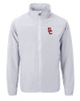 USC Trojans Cutter & Buck Charter Eco Recycled Mens Full-Zip Jacket Polished Medium Gray Mannequin