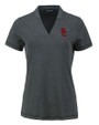 USC Trojans Cutter & Buck Forge Eco Heathered Stretch Womens Blade Top Dark Black Heather Mannequin
