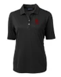 USC Trojans Cutter & Buck Virtue Eco Pique Recycled Womens Polo Black Mannequin
