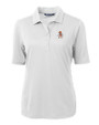 Oklahoma State Cowboys Wrestling Pete Cutter & Buck Virtue Eco Pique Recycled Womens Polo White Mannequin