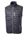 Oklahoma State Cowboys Wrestling Pete Cutter & Buck Rainier PrimaLoft® Mens Eco Insulated Full Zip Printed Puffer Vest Black Mannequin
