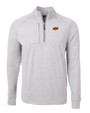 Oklahoma State Cowboys Cutter & Buck Adapt Eco Knit Heather Mens Quarter Zip Pullover POH_MANN_HG 1