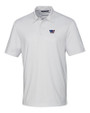 Washington Commanders Americana Cutter & Buck Pike Double Dot Print Stretch Mens Polo White Mannequin