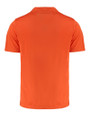 Oklahoma State Cowboys Wrestling Pete Cutter & Buck Prospect Eco Textured Stretch Recycled Mens Short Sleeve Polo College Orange Mannequin Back