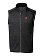 Oklahoma State Cowboys Wrestling Pete Cutter & Buck Mainsail Sweater-Knit Mens Full Zip Vest CCH_MANN_HG 1