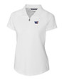 Washington Commanders Americana Cutter & Buck Forge Stretch Womens Short Sleeve Polo White Mannequin