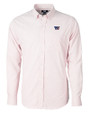 Washington Commanders Americana Cutter & Buck Versatech Tattersall Stretch Mens Big and Tall Dress Shirt Red Mannequin