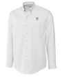 Emory Eagles Cutter & Buck Epic Easy Care Nailshead Mens Big and Tall Long Sleeve Dress Shirt White Mannequin