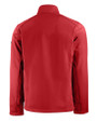 Mannequin back view of a Cardinal Red Cutter & Buck Evoke Eco Softshell Recycled Full Zip Mens Jacket