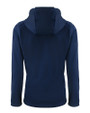 New England Patriots NFL Helmet Cutter & Buck Evoke Softshell Recycled Full Zip Womens Jacket Navy Blue Mannequin Back