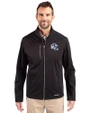 Buffalo Bills NFL Helmet Cutter & Buck Evoke Recycled Honeycomb Fleece Mens Full Zip Jacket Black Front