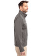 Carolina Panthers NFL Helmet Cutter & Buck Evoke Softshell Recycled Full Zip Mens Jacket Elemental Grey Side