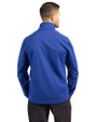 New York Giants NFL Helmet Cutter & Buck Evoke Softshell Recycled Full Zip Mens Jacket Tour Blue Back