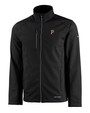 Pittsburgh Pirates Cutter & Buck Evoke Eco Softshell Recycled Full Zip Mens Jacket BL_MANN_HG 1