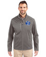 Air Force Falcons College Vault Cutter & Buck Evoke Softshell Recycled Full Zip Mens Jacket Elemental Grey Front