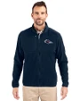 UTSA Roadrunners Cutter & Buck Cascade Eco Fleece Mens Full Zip Jacket Navy Blue Front