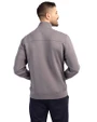 Boston Red Sox Cutter & Buck Roam Epic Versatility Recycled Full Zip Mens Jacket Elemental Grey Back
