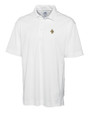 Idaho Vandals Cutter & Buck Genre Textured Solid Mens Polo White Mannequin