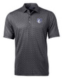 Saint Louis Billikens Cutter & Buck Pike Banner Print Stretch Mens Big & Tall Polo Black Mannequin