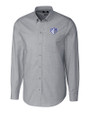 Saint Louis Billikens Cutter & Buck Stretch Oxford Mens Long Sleeve Dress Shirt Charcoal Mannequin