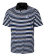 Saint Louis Billikens Cutter & Buck Mens Forge Polo Multi Stripe Tour Blue Mannequin