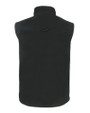 Mannequin back view of a Black Cutter & Buck Charter Eco Recycled Mens Full-Zip Vest