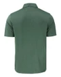 Mannequin Back View of a Dark Hunter Heather Cutter & Buck Forge Eco Stretch Recycled Mens Polo