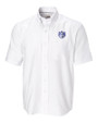 Saint Louis Billikens Cutter & Buck Epic Easy Care Nailshead Mens Big and Tall Short Sleeve Dress Shirt White Mannequin