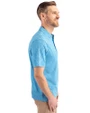 Cutter & Buck Forge Recycled Heather Stripe Four-Way Stretch Mens Polo Digital Heather Side