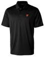 Baltimore Orioles Cooperstown Cutter & Buck Prospect Textured Stretch Mens Short Sleeve Polo BL_MANN_HG 1