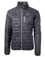 Colorado Rockies Cooperstown Cutter & Buck Rainier PrimaLoft® Mens Eco Insulated Full Zip Printed Puffer Jacket BL_MANN_HG 1