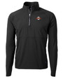 San Francisco Giants Cooperstown Cutter & Buck Adapt Eco Knit Hybrid Recycled Mens Quarter Zip BL_MANN_HG 1