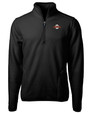 San Francisco Giants Cooperstown Cutter & Buck Cascade Eco Sherpa Fleece Mens Big & Tall Quarter Zip Jacket BL_MANN_HG 1