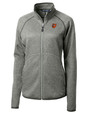 Baltimore Orioles Cooperstown Cutter & Buck Mainsail Sweater-Knit Womens Full Zip Jacket POH_MANN_HG 1