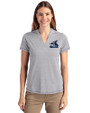 Chicago White Sox Cooperstown Cutter & Buck Forge Eco Heathered Stretch Womens Blade Top Polished Heather Front