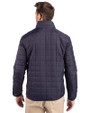 Los Angeles Angels Cooperstown Cutter & Buck Rainier PrimaLoft® Mens Eco Insulated Full Zip Puffer Jacket Dark Navy Back