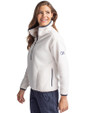 St. Louis Cardinals Cooperstown Cutter & Buck Cascade Eco Fleece Womens Pullover Jacket Shell/Navy Blue Side